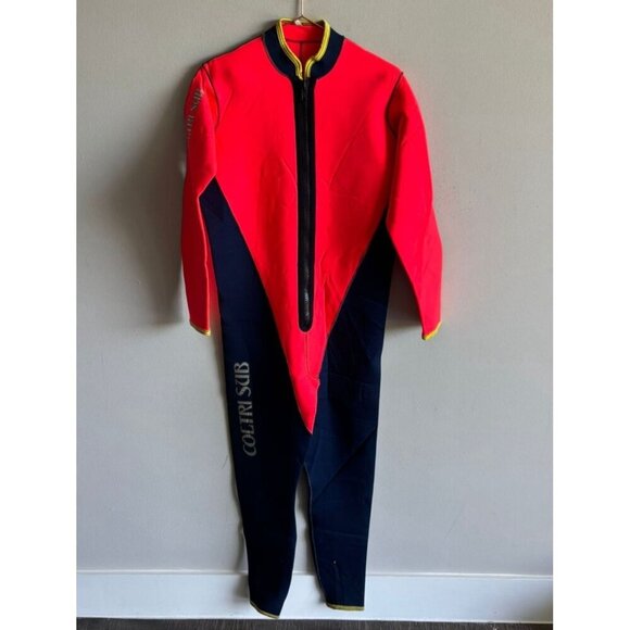 VTG Coltri Sub Wetsuit Womens One-Piece Neoprene Full Body Surf Swimwear Size 4 - Picture 1 of 10